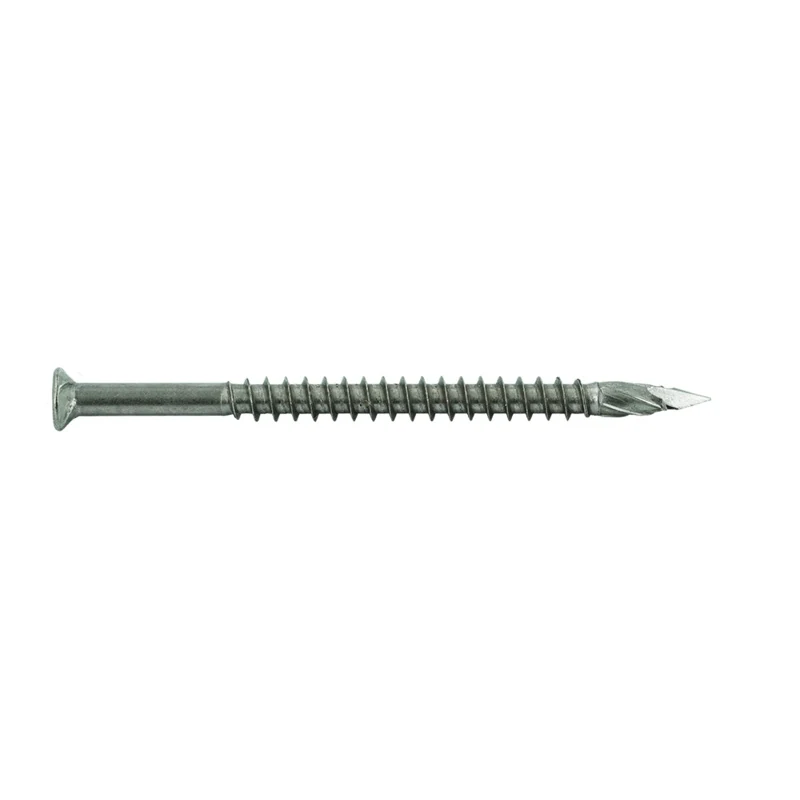 Muro #10 x 3" Coarse Thread Exotic Hardwood Screw ,Flat Head, Sharp Arrow Point Screw Tip, Torx 20 Drive, 305 Stainle...